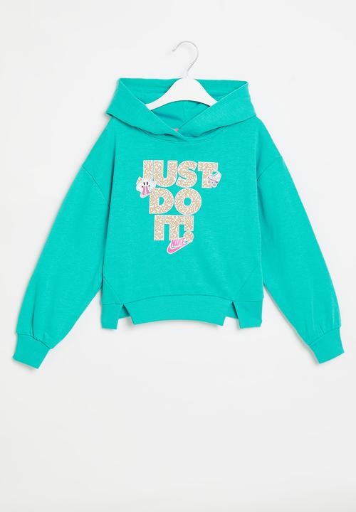 nike jade green hoodie