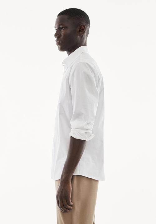 MANGO - Shirt play - white