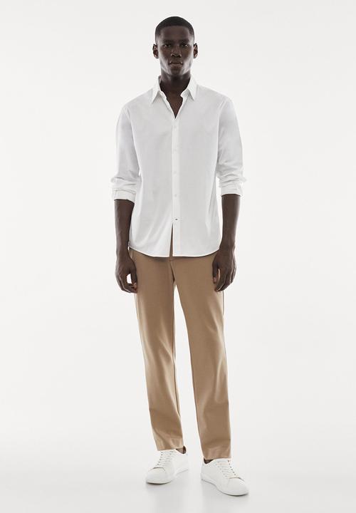 MANGO - Shirt play - white