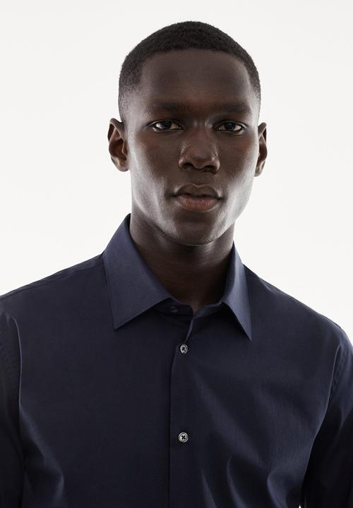 MANGO - Shirt play - navy