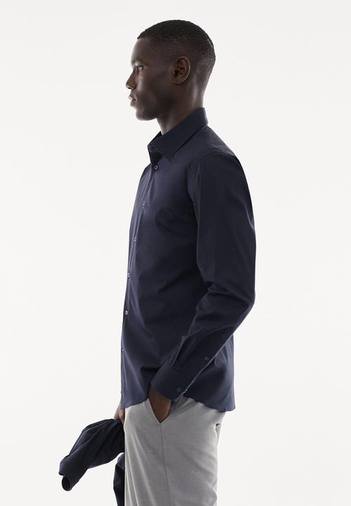 MANGO - Shirt play - navy