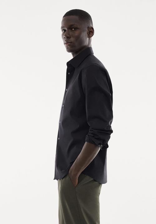 MANGO - Shirt play - black