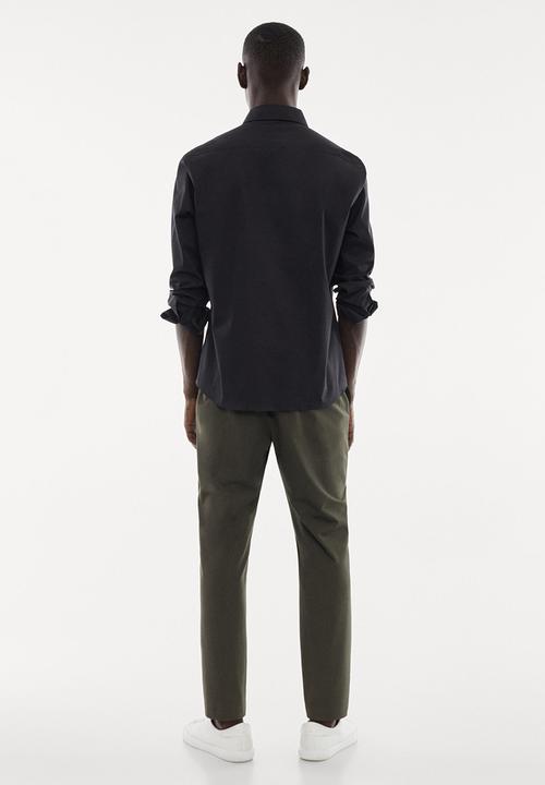 MANGO - Shirt play - black