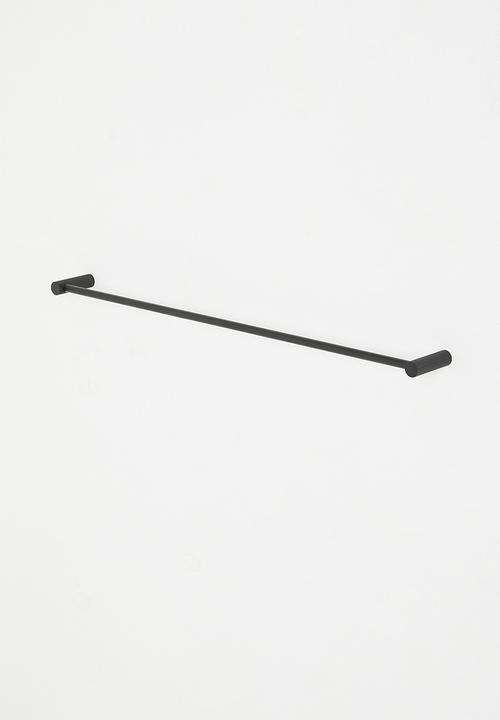 Sixth Floor - Penn ribbed towel rail - black