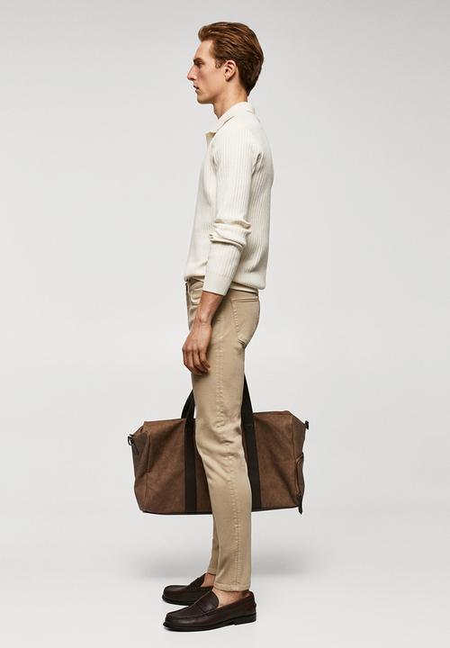 MANGO - Jeans billy - beige