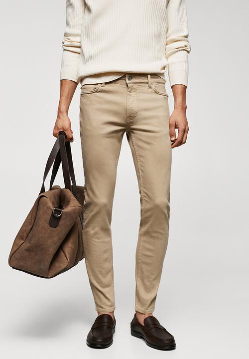 MANGO - Jeans billy - beige