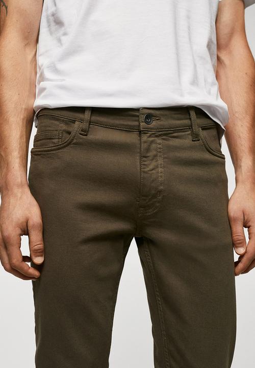 MANGO - Jeans billy - khaki