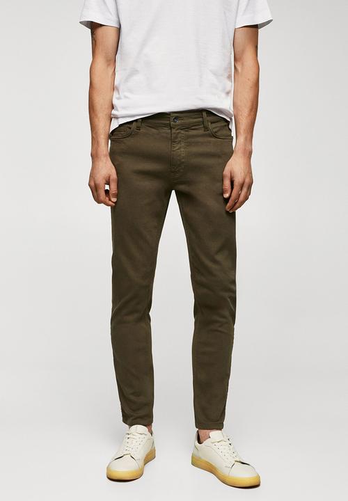 MANGO - Jeans billy - khaki