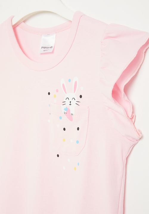 Pop Candy - Frill top - pink