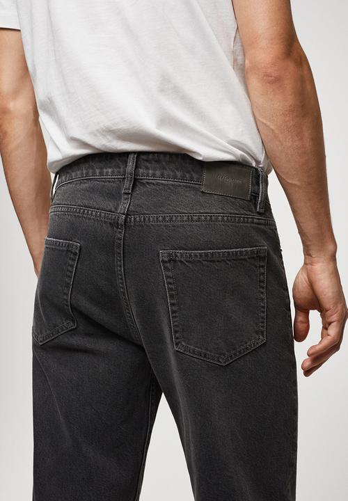 MANGO - Jeans sam - dark denim grey