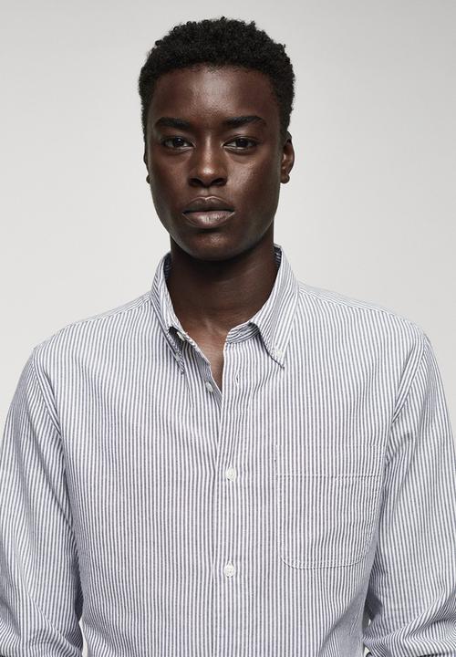 MANGO - Shirt kodak - grey