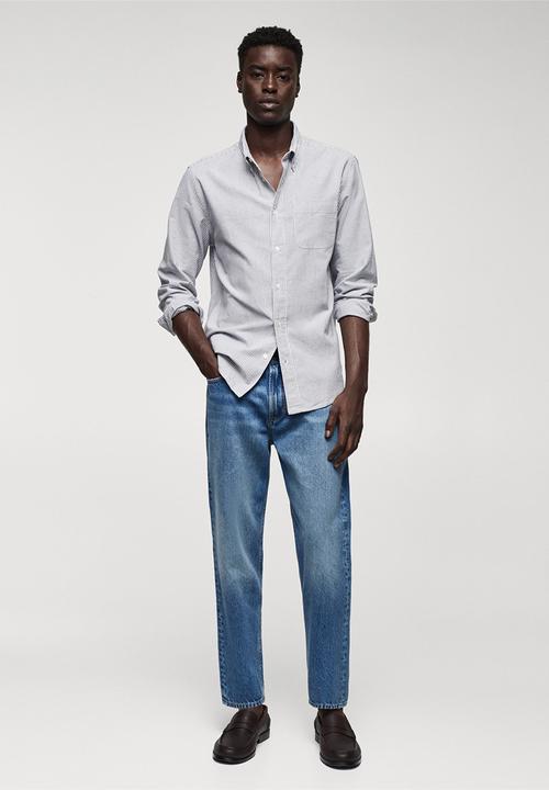 MANGO - Shirt kodak - grey