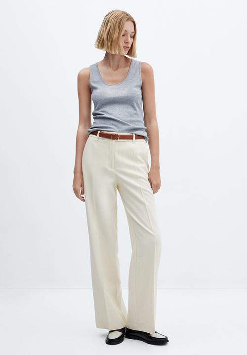 MANGO - Trousers carlos - light beige