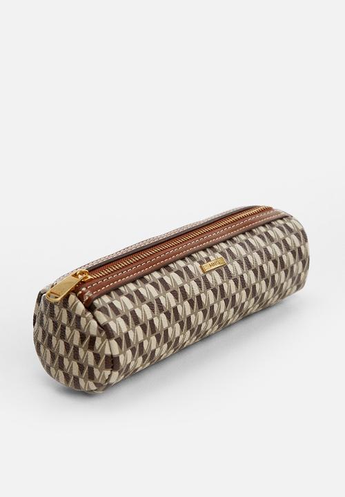 MANGO - Cosmetic bag ivan - medium brown