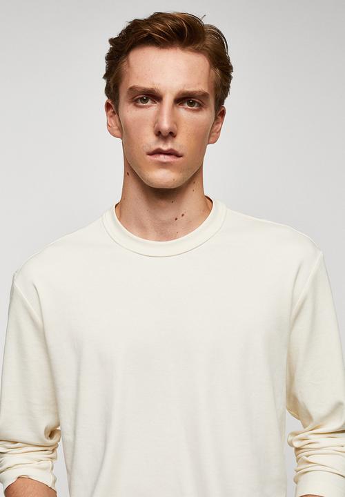 MANGO - T-shirt gareth - off white 