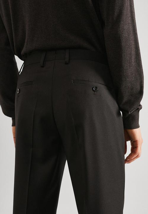 MANGO - Trouser boston - brown