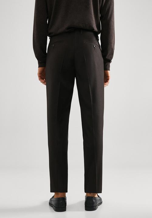 MANGO - Trouser boston - brown