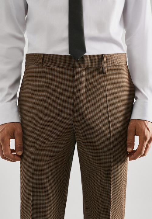 MANGO - Trousers paulo - brown 