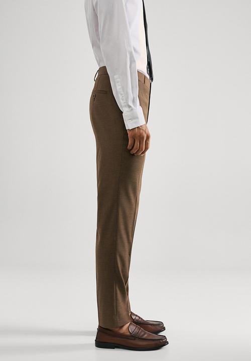 MANGO - Trousers paulo - brown 