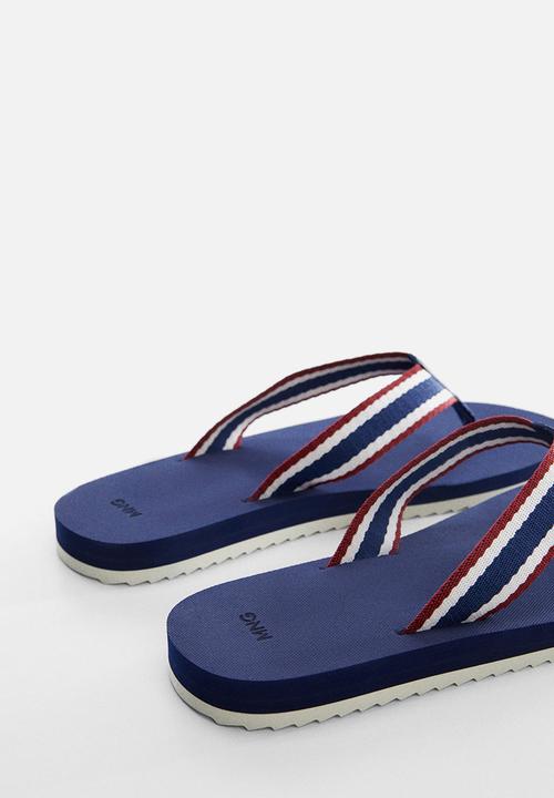 MANGO - Flip-flop flipflop sandal - blue