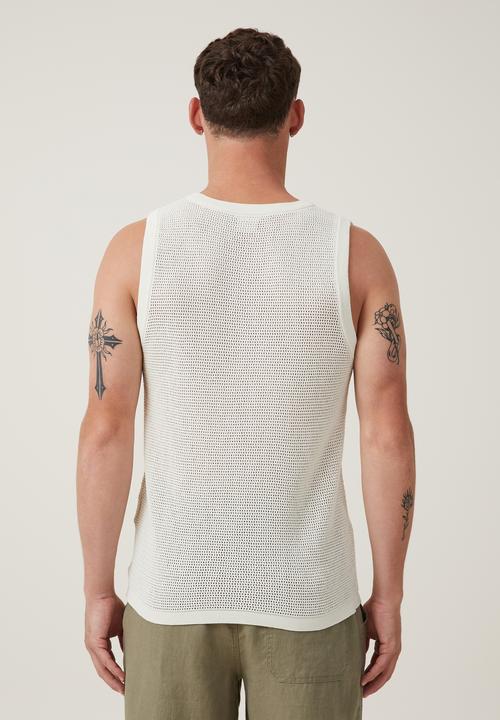 Cotton On - Knit tank - ivory