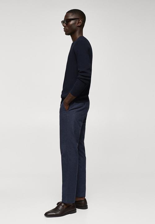 MANGO - Trousers brest - navy 