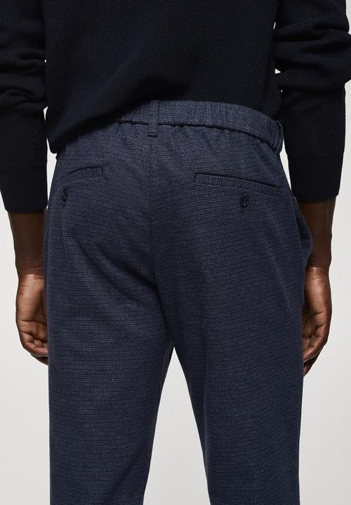 MANGO - Trousers brest - navy 