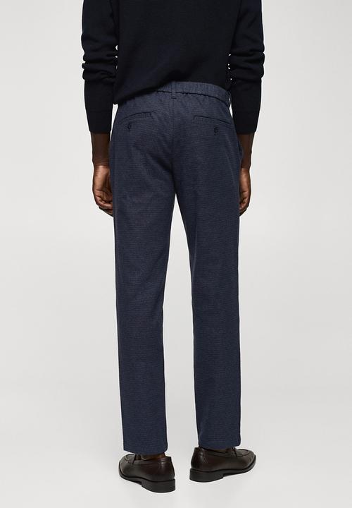 MANGO - Trousers brest - navy 