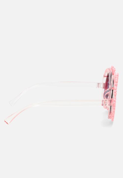 Pop Candy - Round floral sunglasses - pink