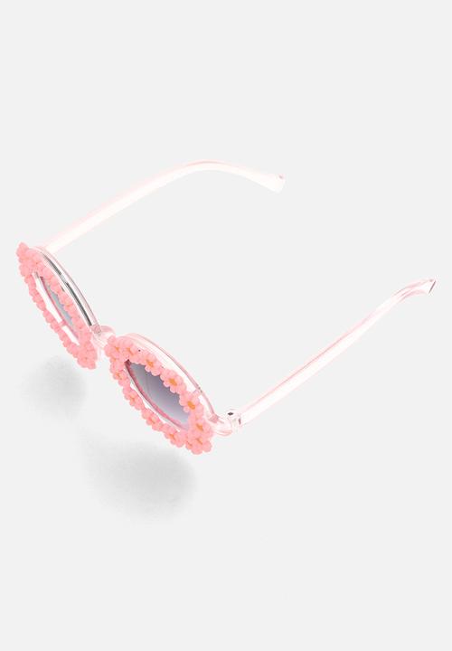 Pop Candy - Round floral sunglasses - pink