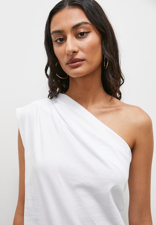 Superbalist - Asymmetrical T-shirt sleeveless - white