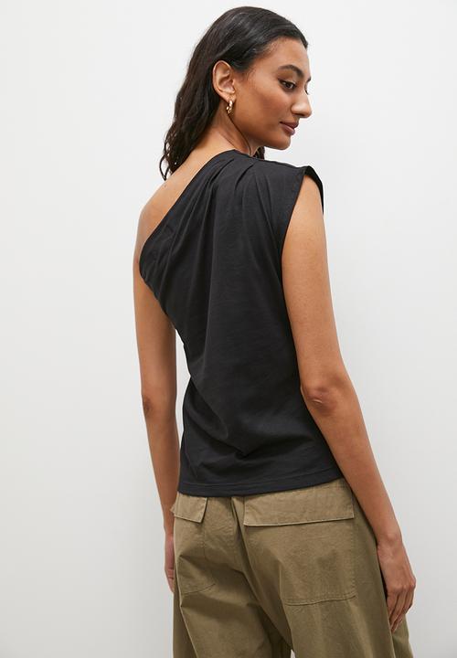 Superbalist - Asymmetrical T-shirt sleeveless - black