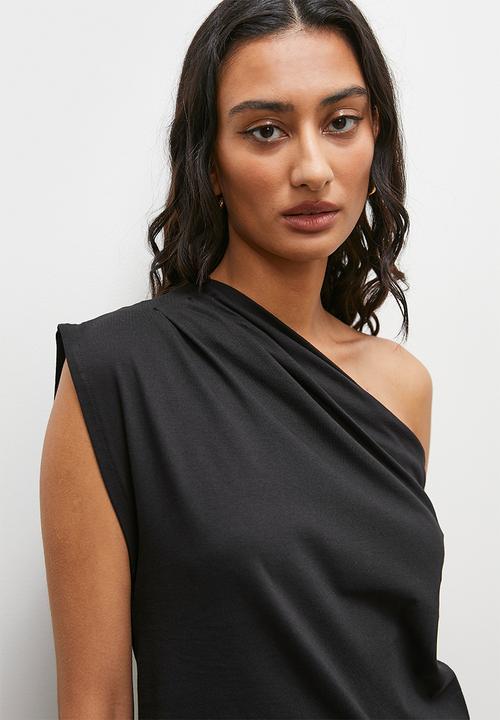 Superbalist - Asymmetrical T-shirt sleeveless - black