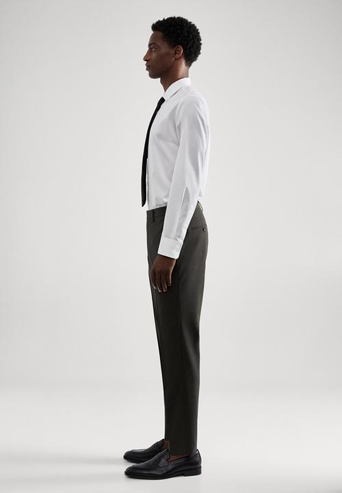 MANGO - Trousers brasilia - green 