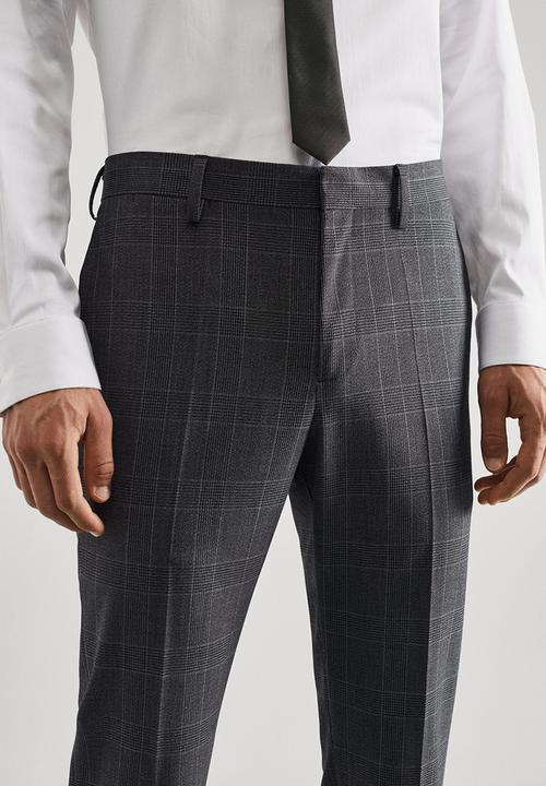 MANGO - Trousers paulo - medium gray 
