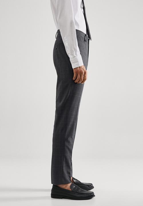 MANGO - Trousers paulo - medium gray 