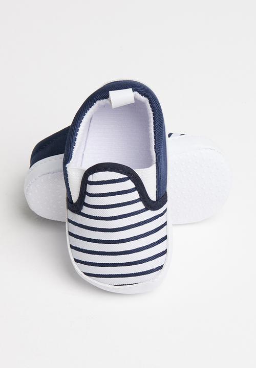 Pop Candy - Slip on sneakers - navy & white