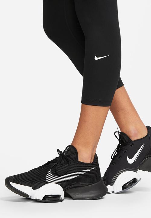Nike - W Nk one df high-rise crop tight - black & white