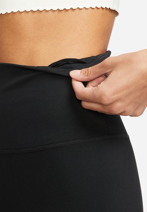 Nike - W Nk one df high-rise crop tight - black & white