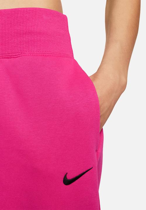 Nike - W Nsw phoenix fleece high-rise os pant - fireby & black