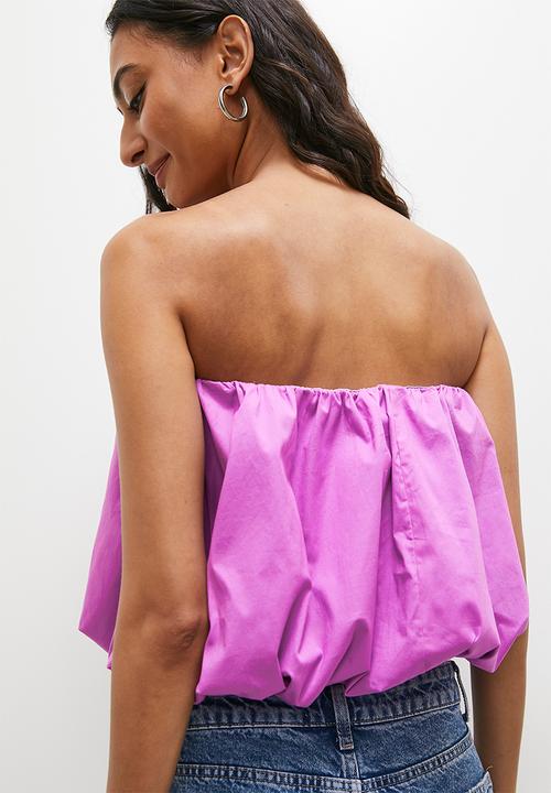 Superbalist - Sleeveless bubble shell - violet