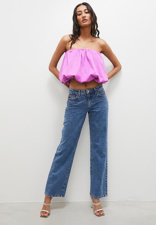 Superbalist - Sleeveless bubble shell - violet