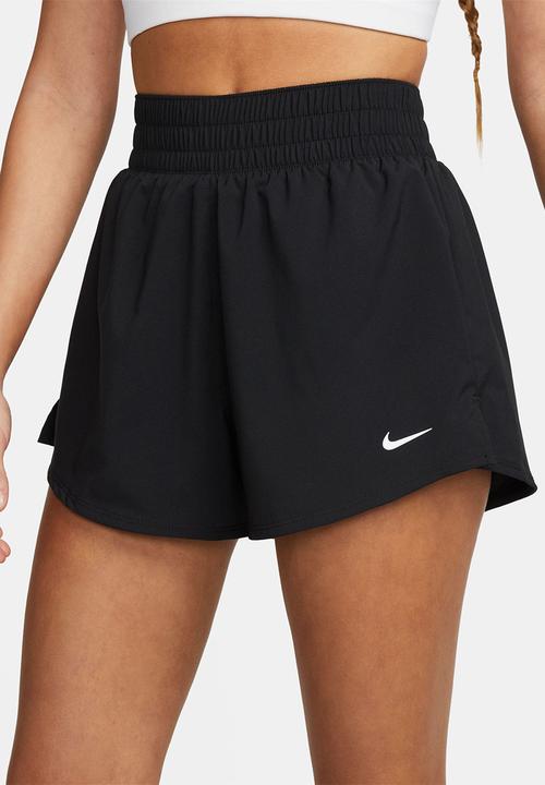 Nike - W Nk one df high-rise 3In 2N1 short - black & refsil