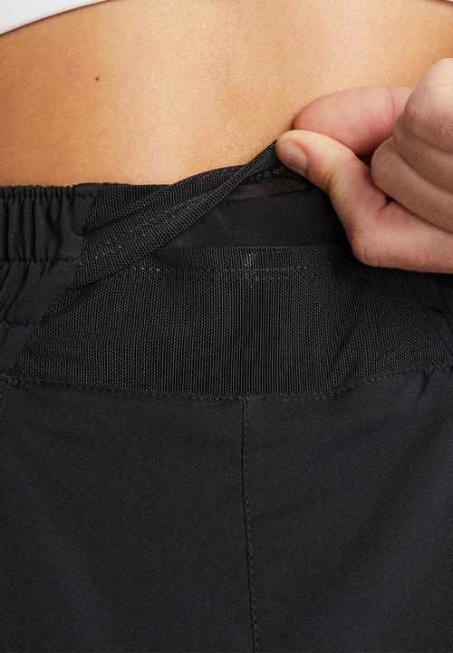 Nike - W Nk one df high-rise 3In 2N1 short - black & refsil