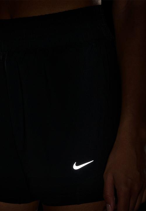 Nike - W Nk one df high-rise 3In 2N1 short - black & refsil