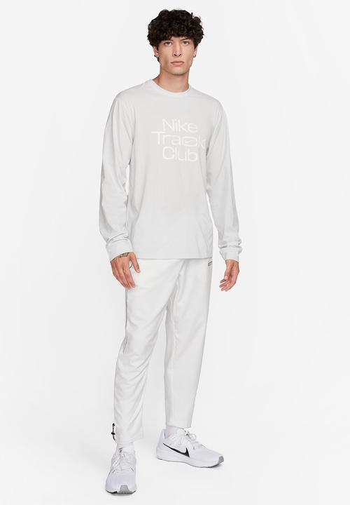 Nike - Track Club  Dri-FIT Hyvere ls running top - photon dust/heather