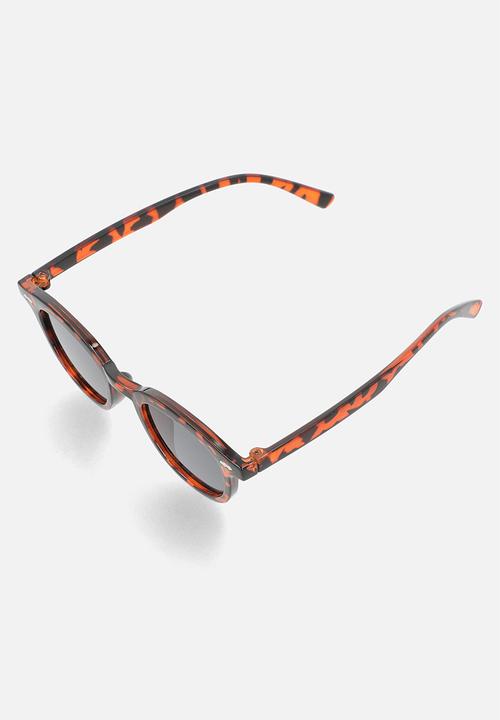 Pop Candy - Tortoise shell wayfarer sunglasses - black