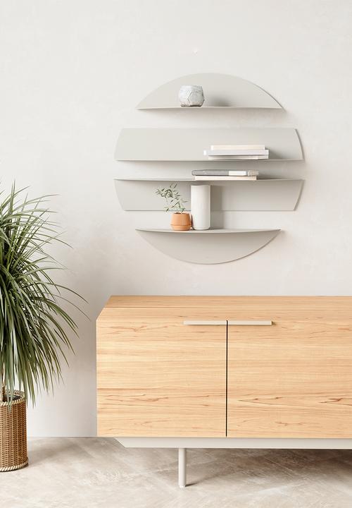 Umbra - Solis wall shelves - stone