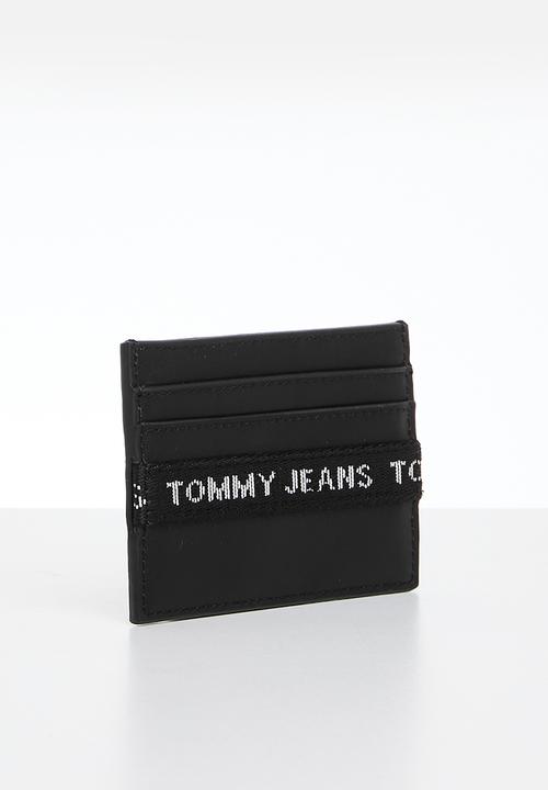 Tommy Hilfiger - Tjm essential leather cc holder - black