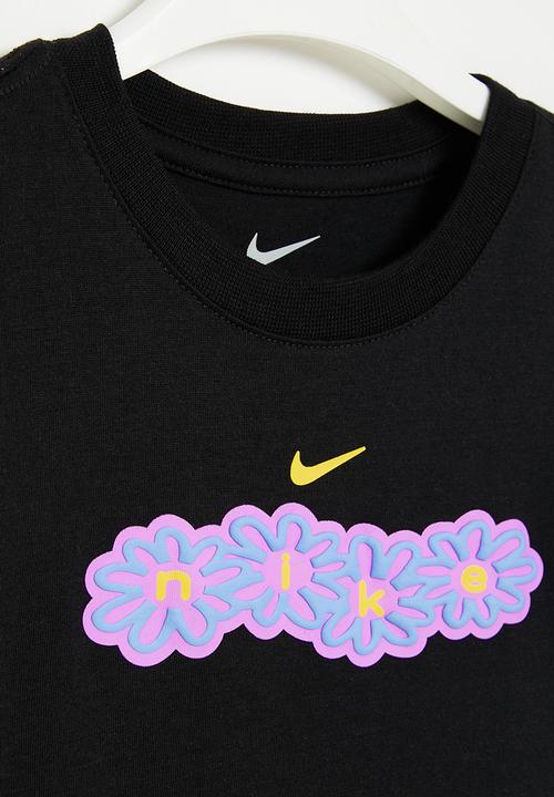 Nike - Nike flower logo tee - black